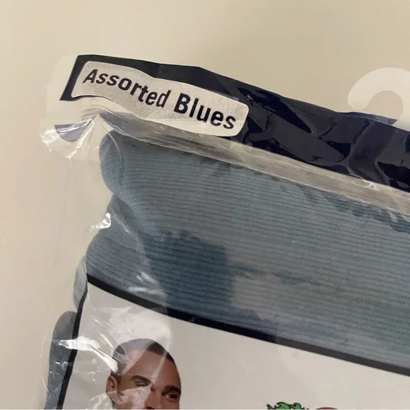 Fruit of the Loom 5 Pack Boxer Briefs L (36-38) Assorted Blues - Picture 5 of 10
